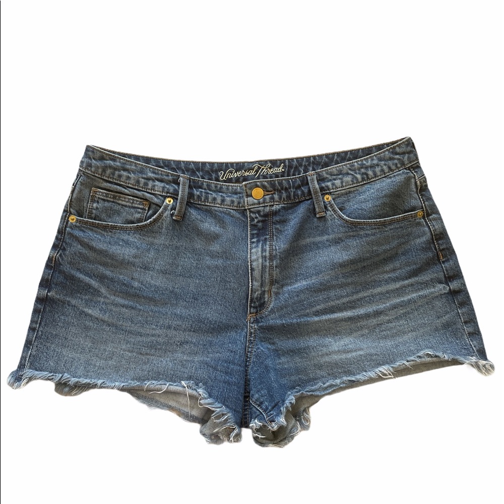 Universal Thread High Rise Cut Off Denim Shorts